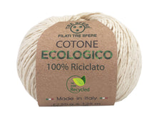 Cotone ecologico riciclato 80% cotone 20% poliestere -50 gr