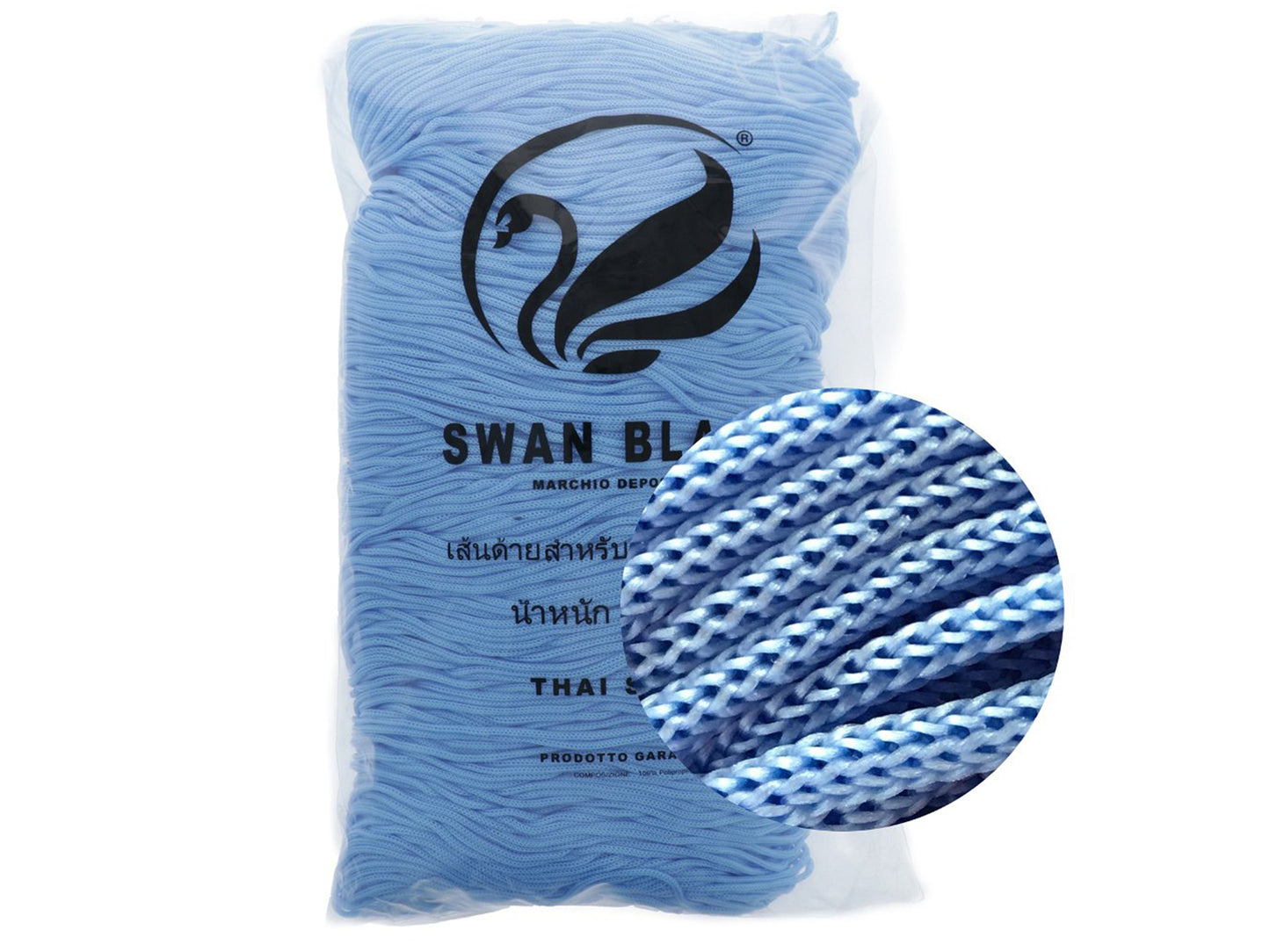 CORDINO SWAN BLACK CONFEZIONE 500gr
