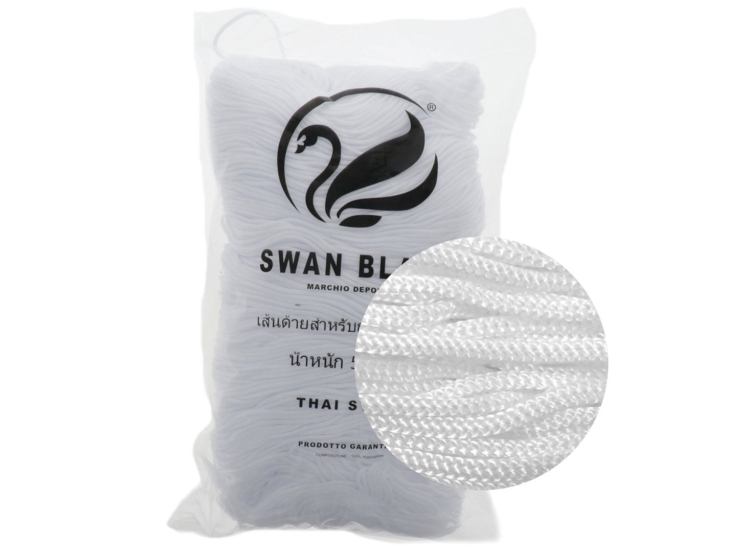CORDINO SWAN BLACK CONFEZIONE 500gr