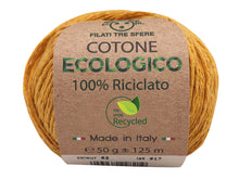 Cotone ecologico riciclato 80% cotone 20% poliestere -50 gr
