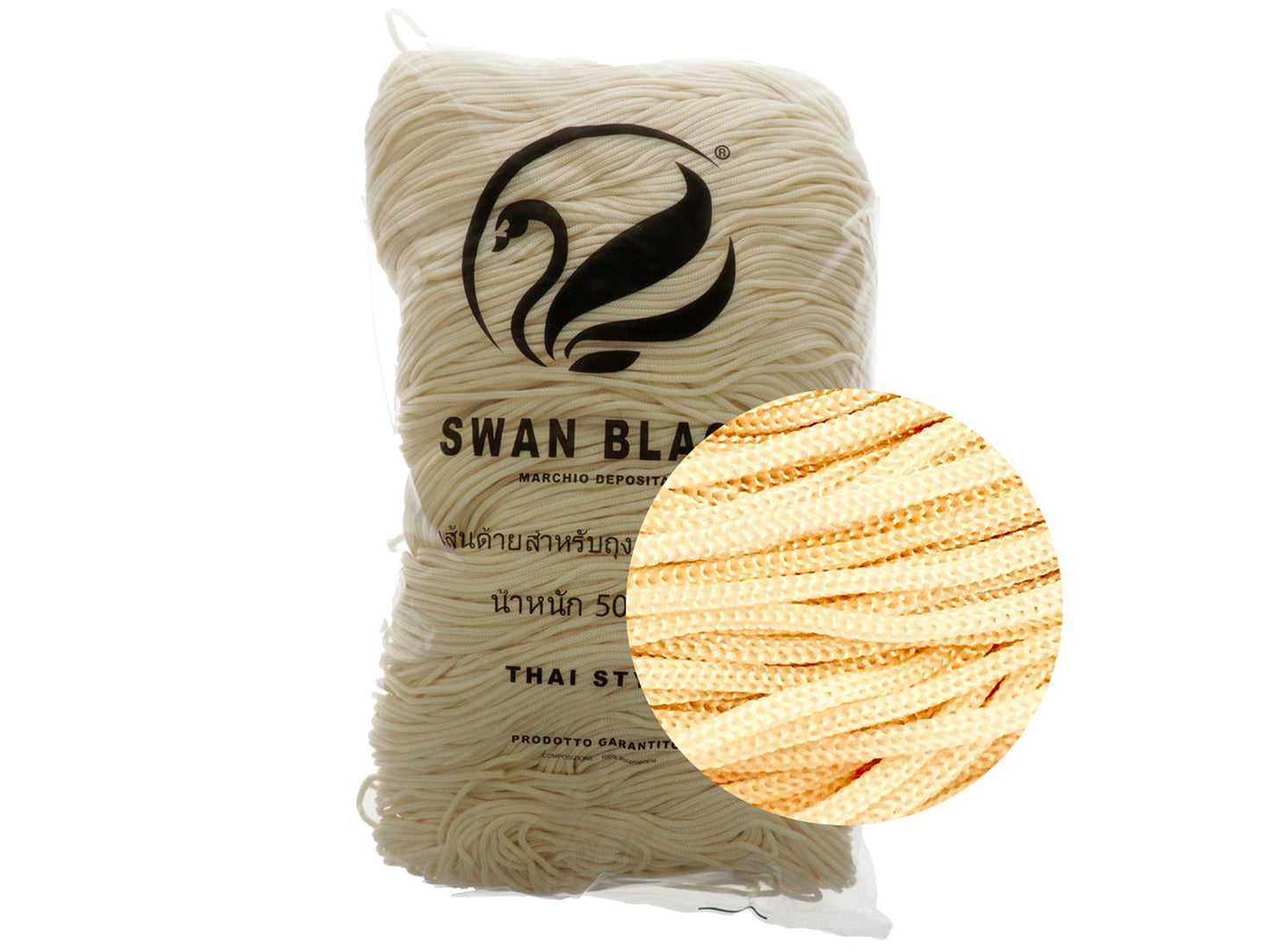 CORDINO SWAN BLACK CONFEZIONE 500gr