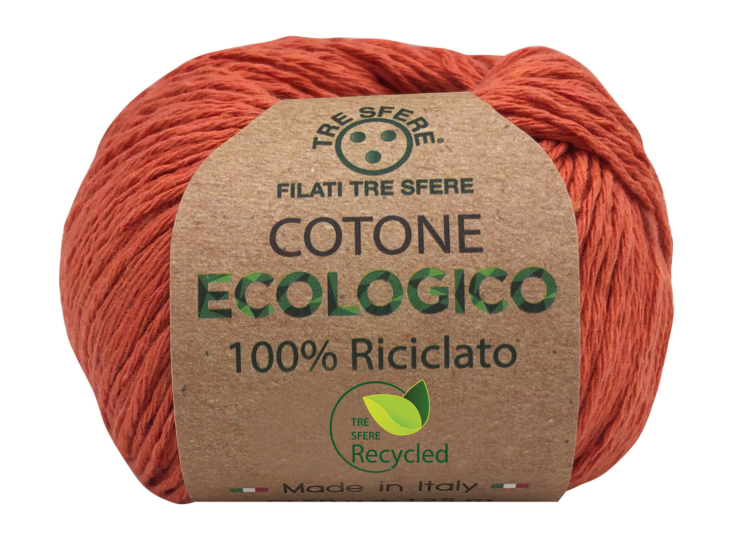 Cotone ecologico riciclato 80% cotone 20% poliestere -50 gr