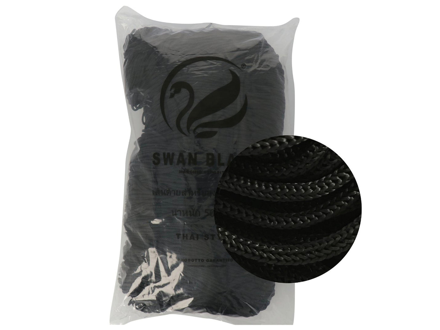CORDINO SWAN BLACK CONFEZIONE 500gr