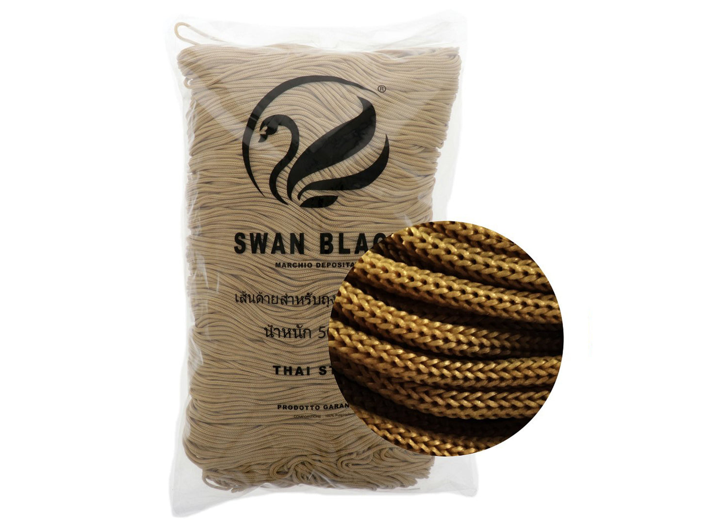 CORDINO SWAN BLACK CONFEZIONE 500gr