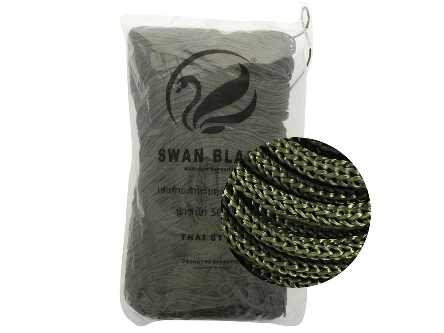 CORDINO SWAN BLACK CONFEZIONE 500gr