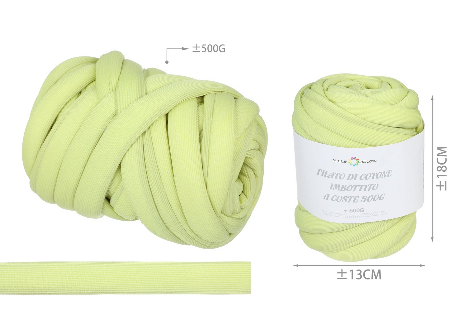 Filato Marshmallow a Coste 500gr