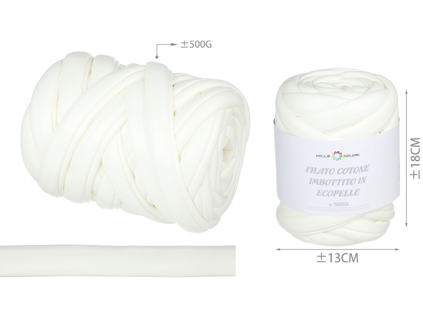 Filato Marshmallow Ecopelle 500gr