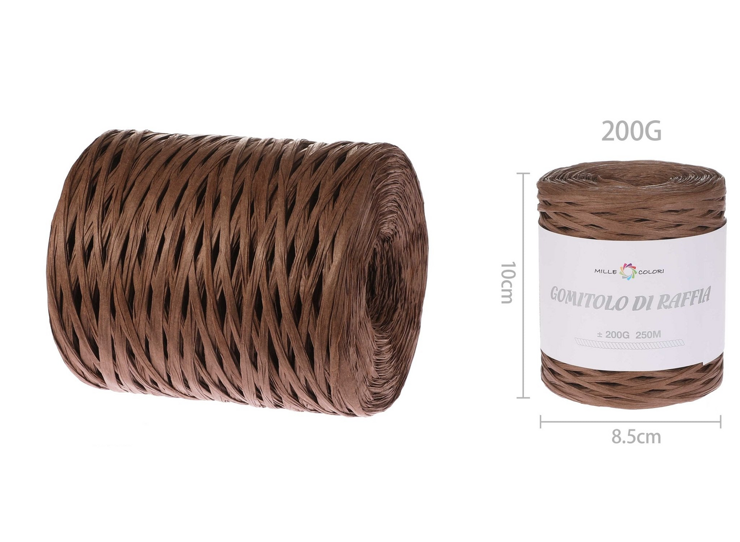 GOMITOLO DI RAFIA 200gr